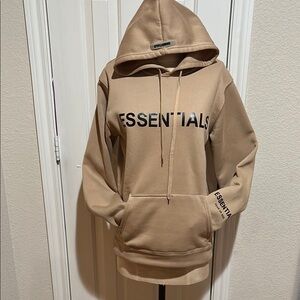 Essentials Tan Pullover Sweater Relaxed Fit